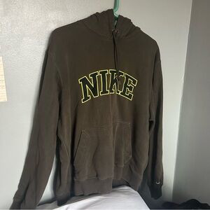 Vintage Nike Hoodie, size XL, Greenish/brown color